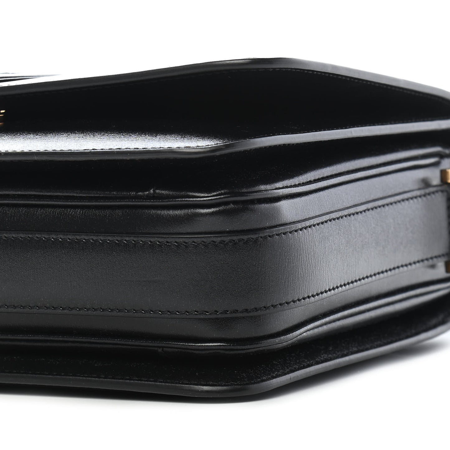 Calfskin Medium Le 61 Shoulder Bag Black
