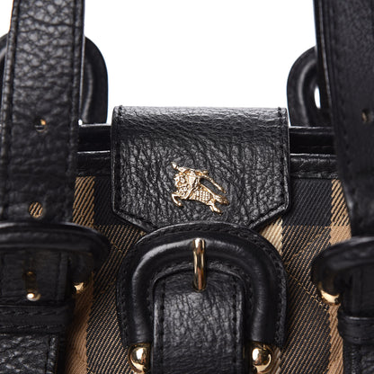 Burberry House Check Quilted Tote Black 14 of 16