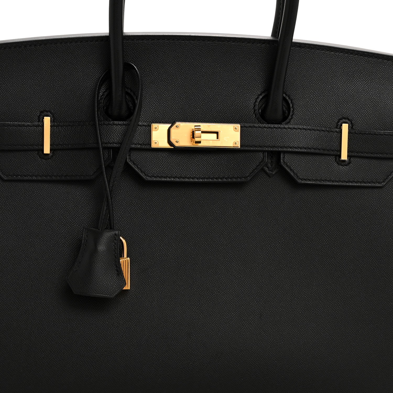 Hermes Madame Calfskin Birkin Sellier 35 Black 8 of 13