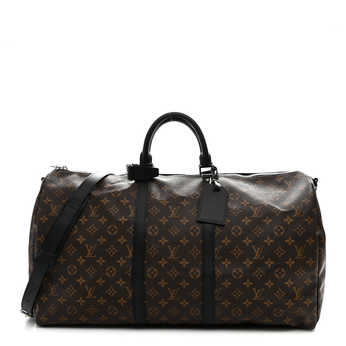 Louis Vuitton Monogram Macassar Keepall Bandouliere 55 1 of 10