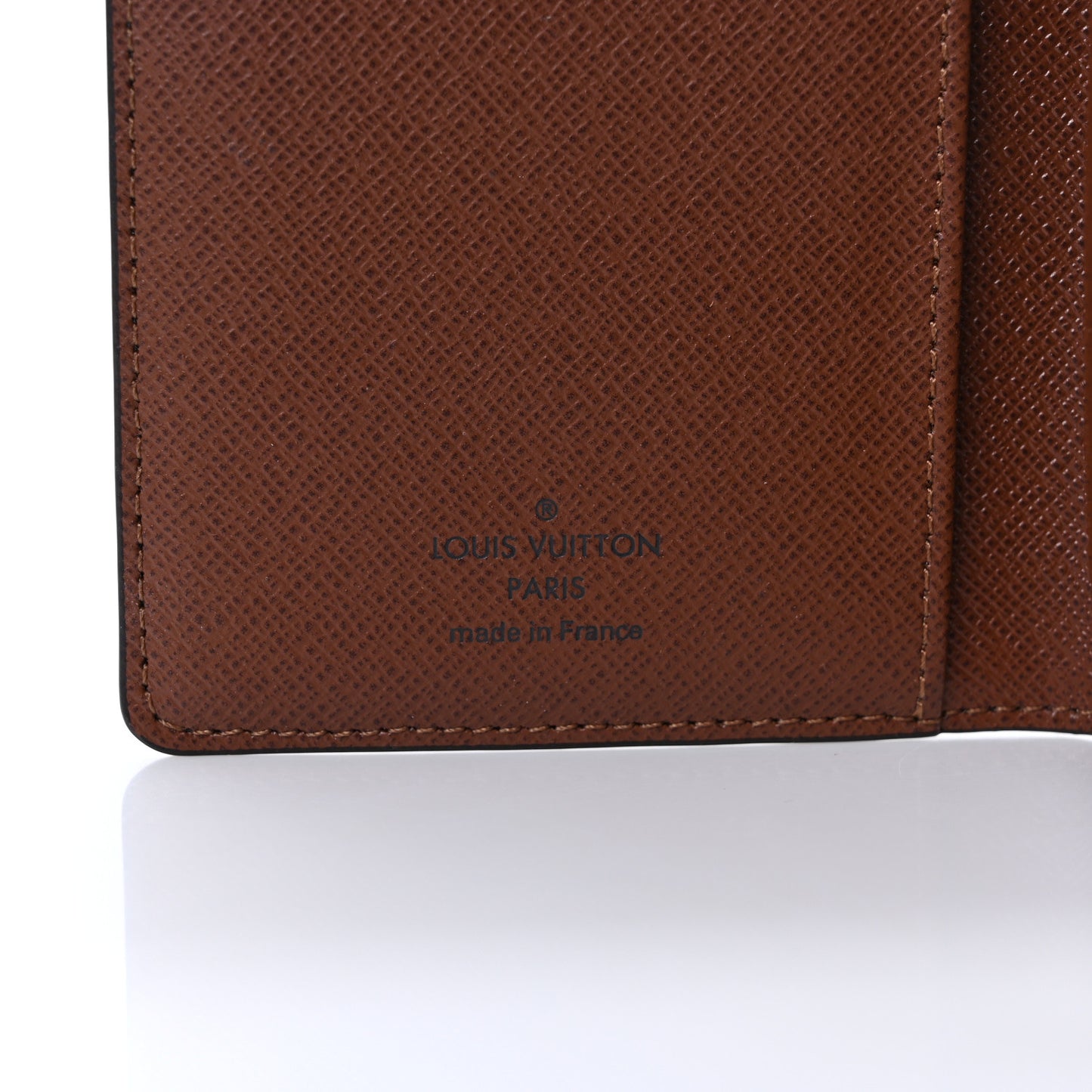 Monogram Checkbook Holder Case Wallet