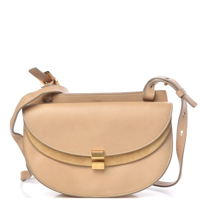 Chloe Calfskin Mini Georgia Crossbody Bag Beige 1 of 11