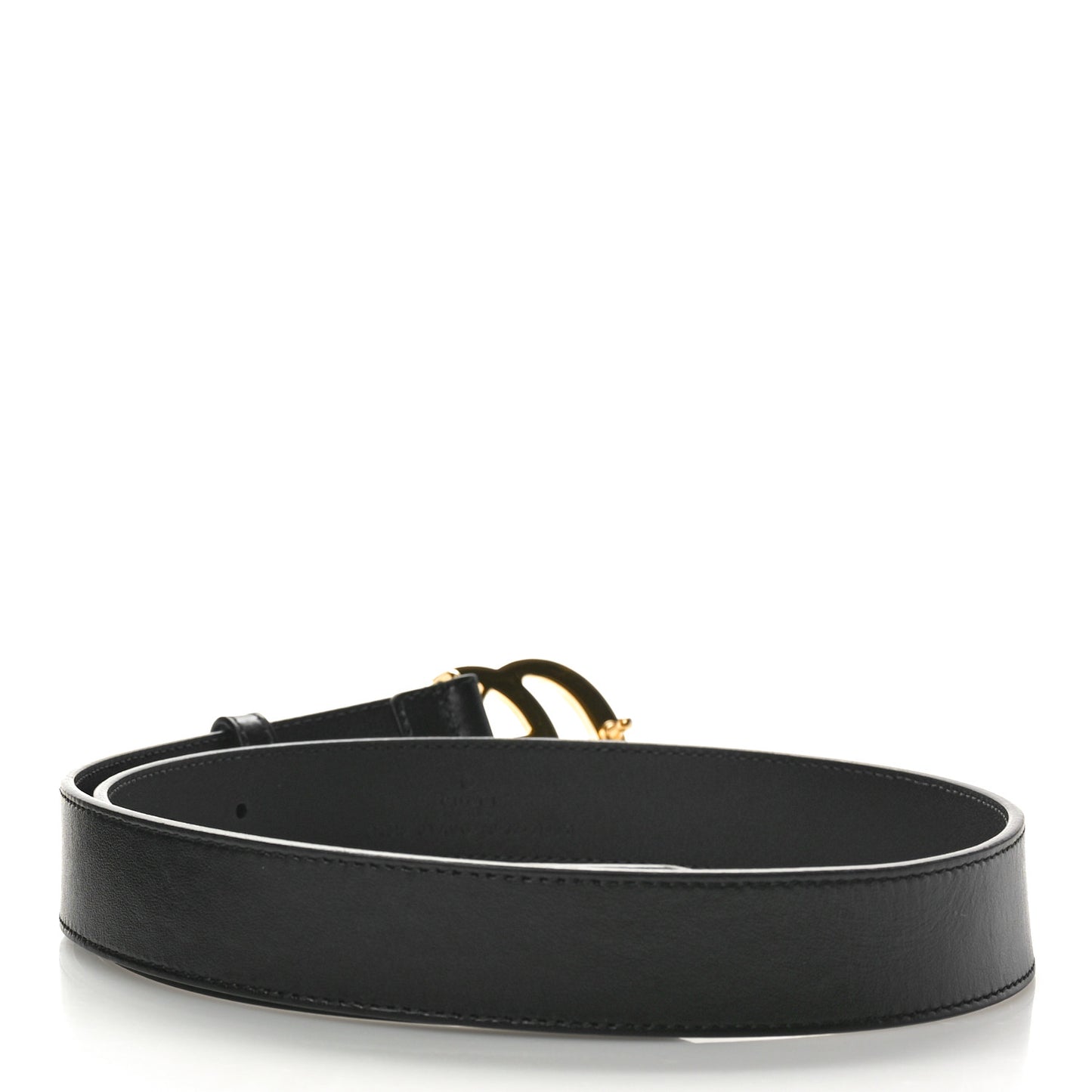 Calfskin Double G 30mm Belt 80 32 Black