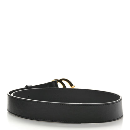 Gucci Calfskin Double G 30mm Belt 80 32 Black 2 of 7