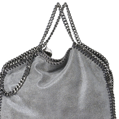 Stella McCartney Shaggy Deer Falabella Fold Over Tote Light Grey 8 of 10