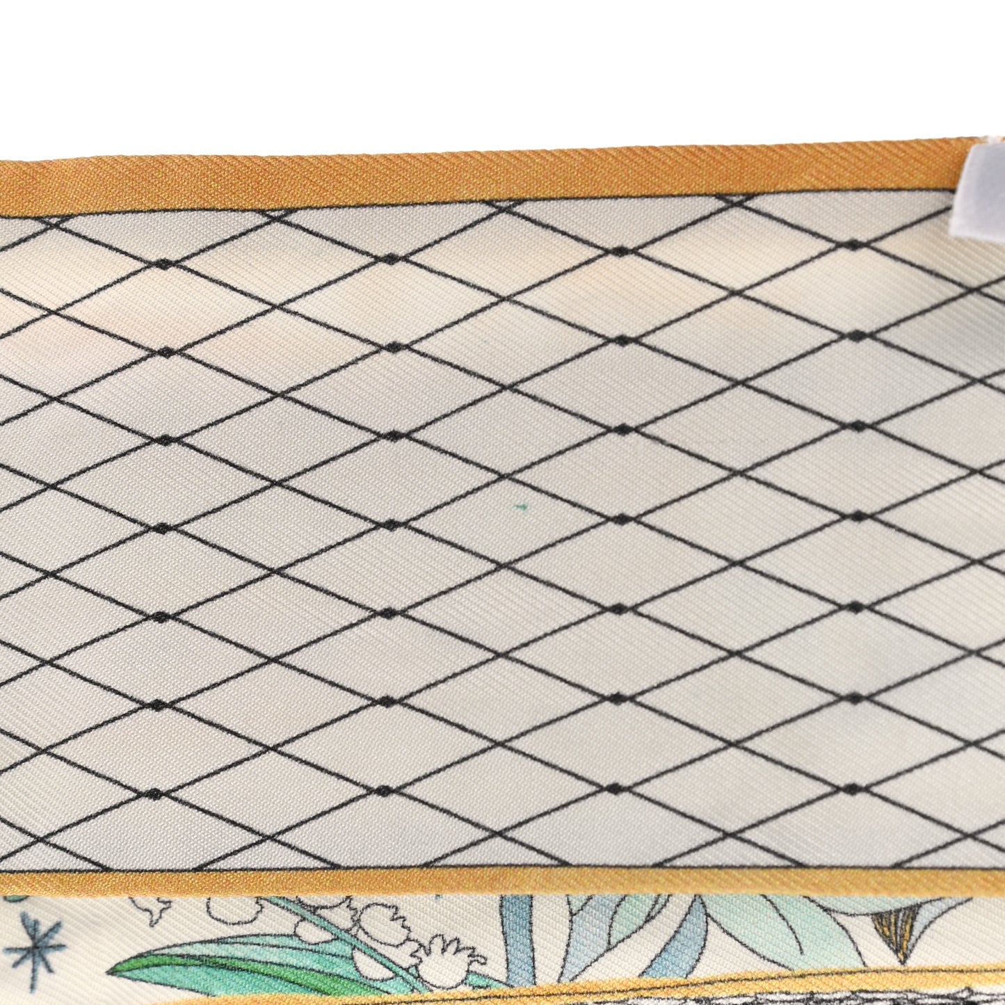 Silk Mitzah Le Monde Scarf White Multicolor