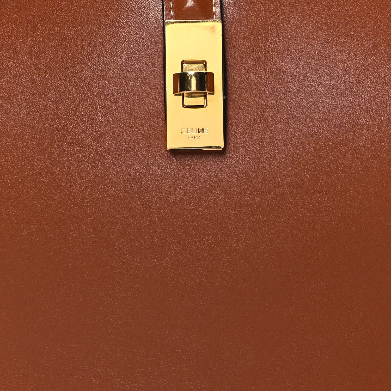 Celine Smooth Calfskin Small Camille 16 Soft Bag Tan 7 of 9