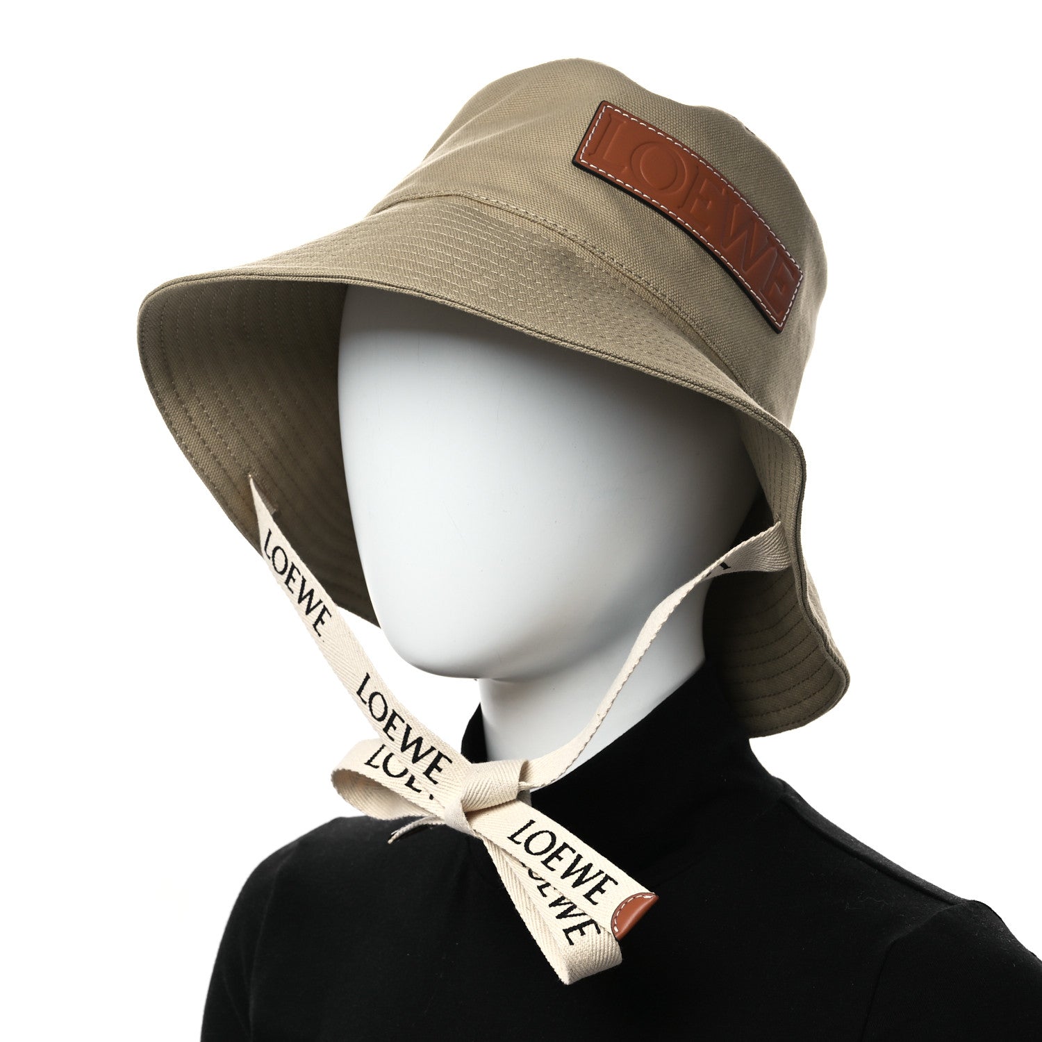 Loewe Canvas Fisherman Bucket Hat Ecru 57 Sand 2 of 8