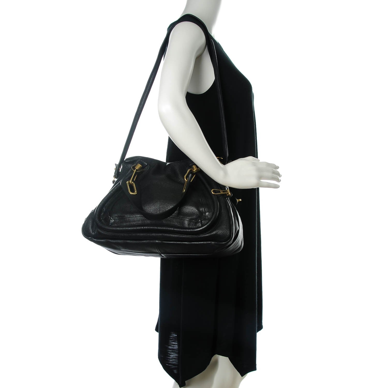 Chloe Calfskin Medium Paraty Black 2 of 8