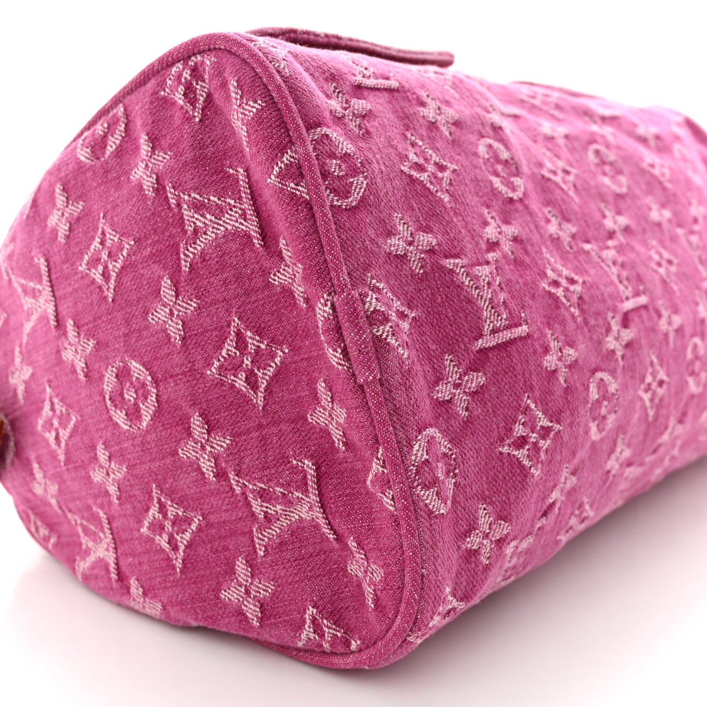 Monogram Denim Neo Speedy Fuchsia