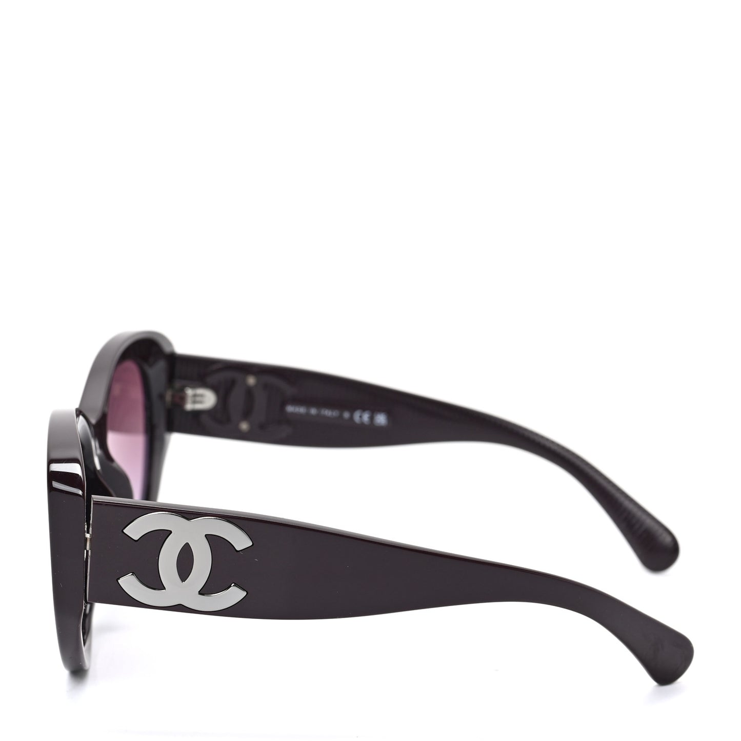 Acetate Butterfly Large CC Sunglasses 5492-A Burgundy