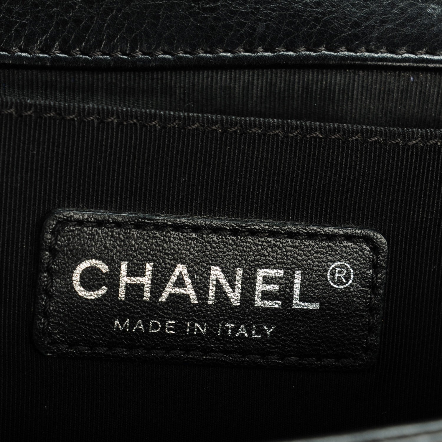 Chanel Calfskin Quilted Medium Boy Flap Black 6 of 7