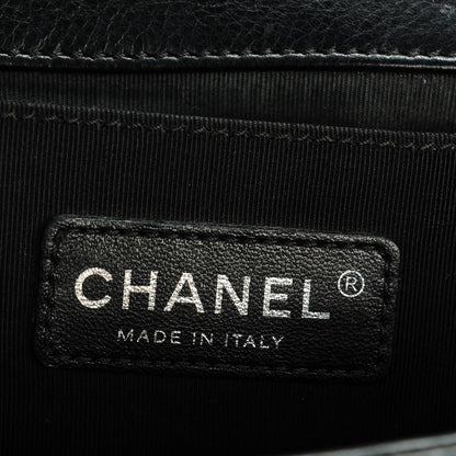Chanel Calfskin Quilted Medium Boy Flap Black 6 of 7