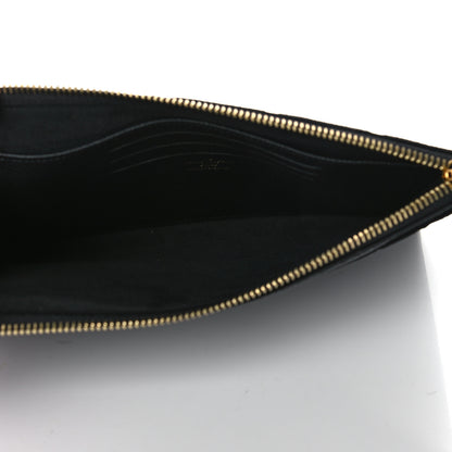 Louis Vuitton Empreinte Pochette Melanie MM Black 5 of 11