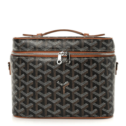 Goyard Goyardine Muse Vanity Case Black Gold 1 of 13