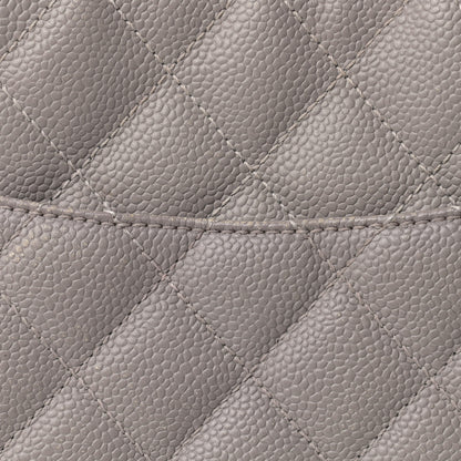 Chanel Caviar Quilted Grand Shopping Tote GST Light Grey 20 of 20