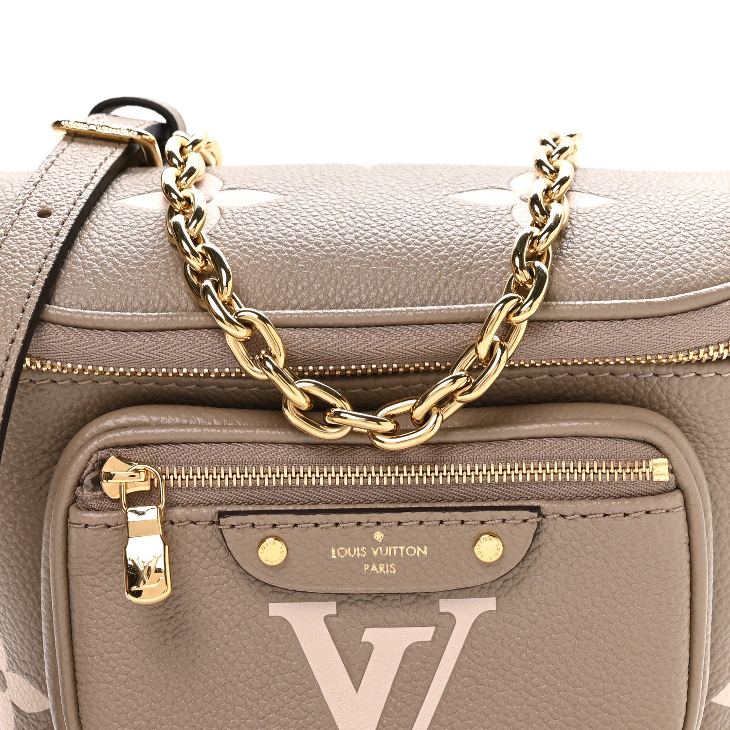 Louis Vuitton Empreinte Mini Bumbag Tourterelle Cream 6 of 9