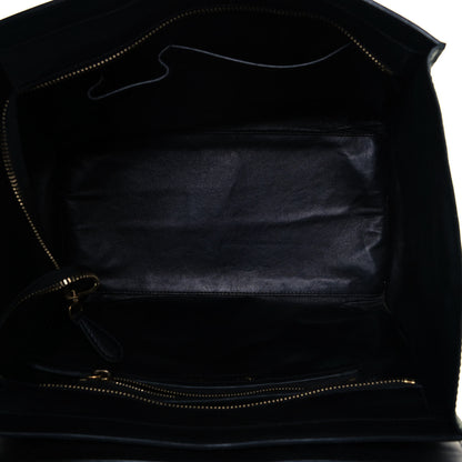 Celine Smooth Calfskin Mini Bi-Color Luggage Forest Black 5 of 15