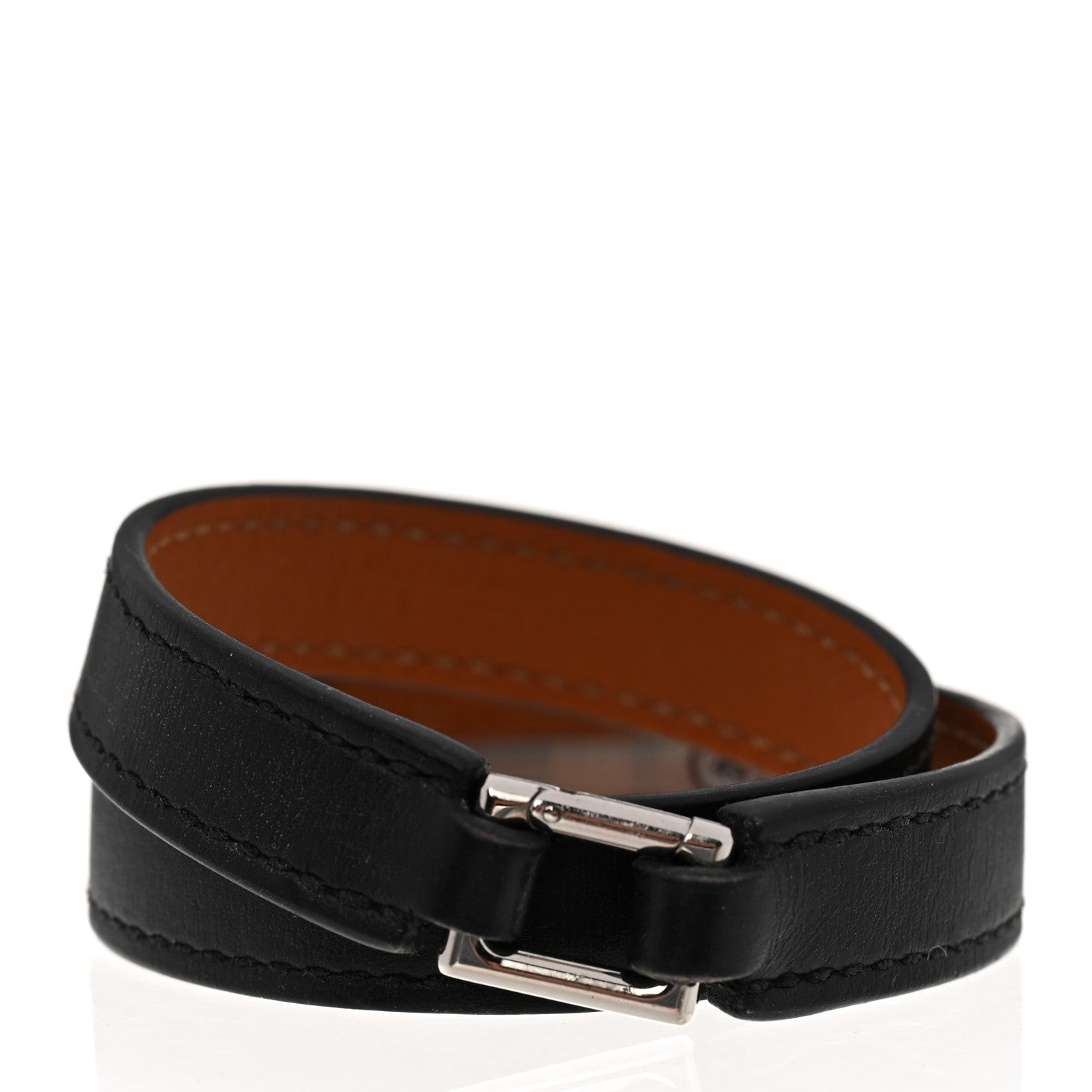 Hermes Box Rivale Double Tour Bracelet XS Black 3 of 6