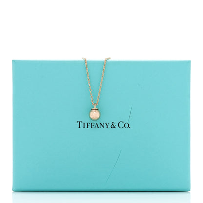 Tiffany 18K Rose Gold 8mm HardWear Ball Pendant Necklace 5 of 5