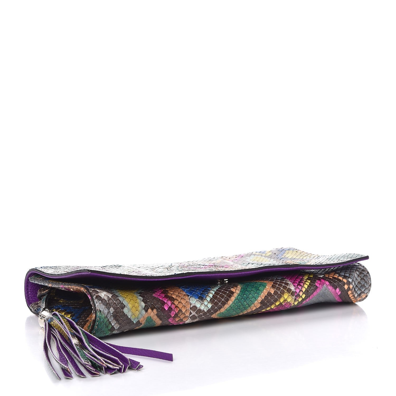 Gucci Python Medium Soho Clutch Multicolor 4 of 7