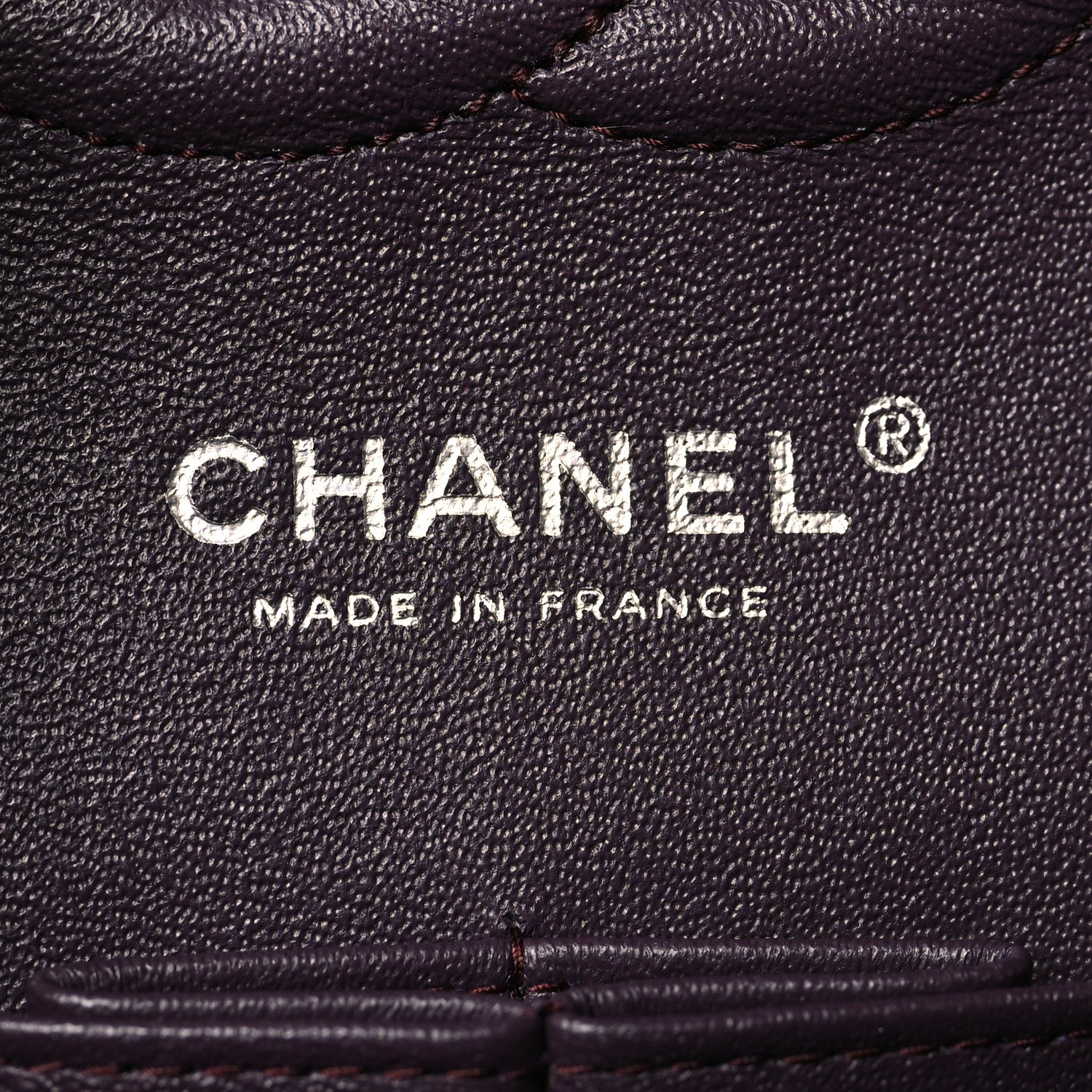 Chanel Jersey Quilted Medium Double Flap Purple 6 of 11