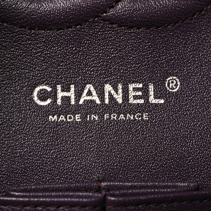 Chanel Jersey Quilted Medium Double Flap Purple 6 of 11