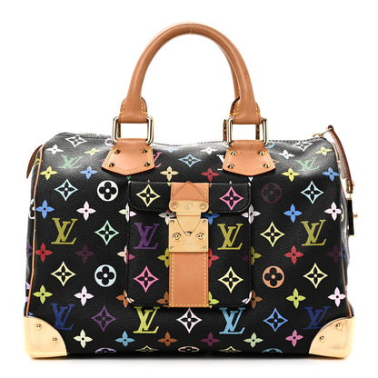 Louis Vuitton Monogram Multicolor Speedy 30 Black 1 of 9