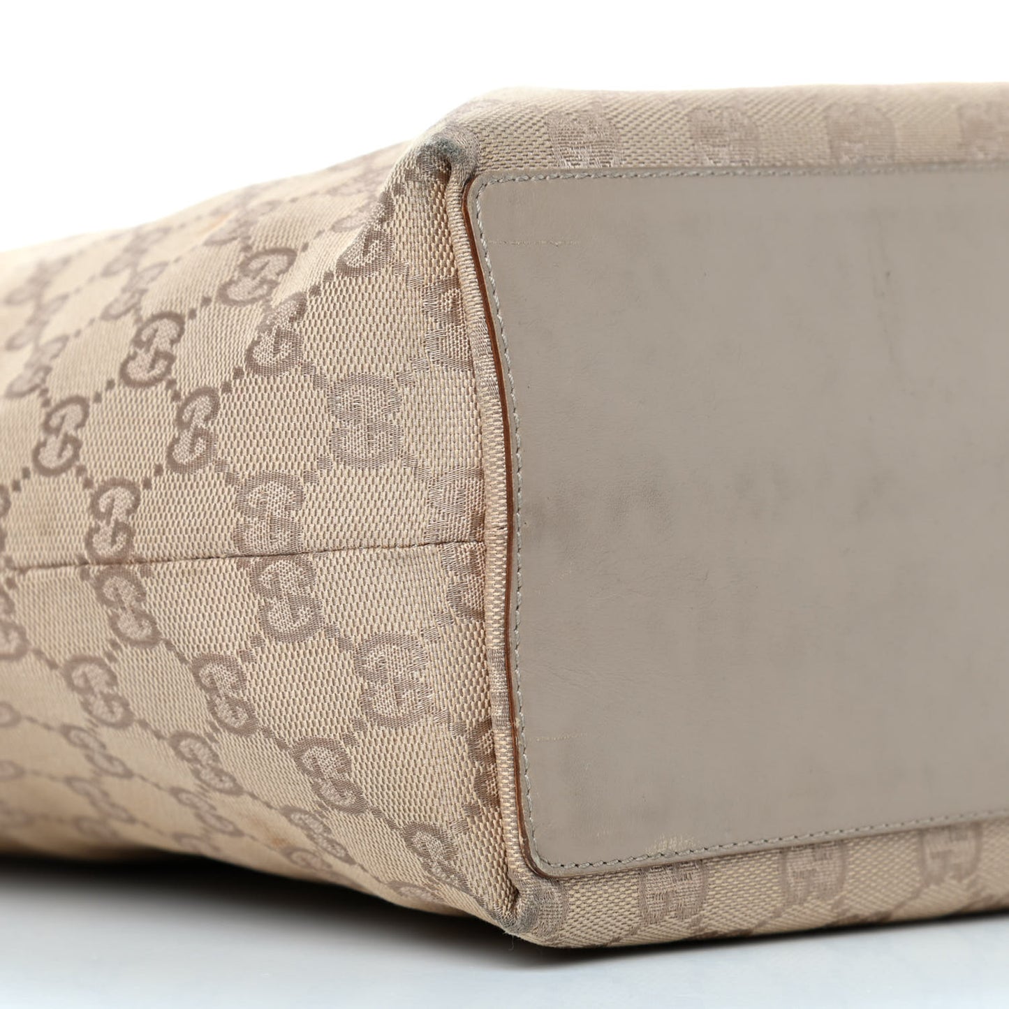 Monogram Bucket Tote Beige