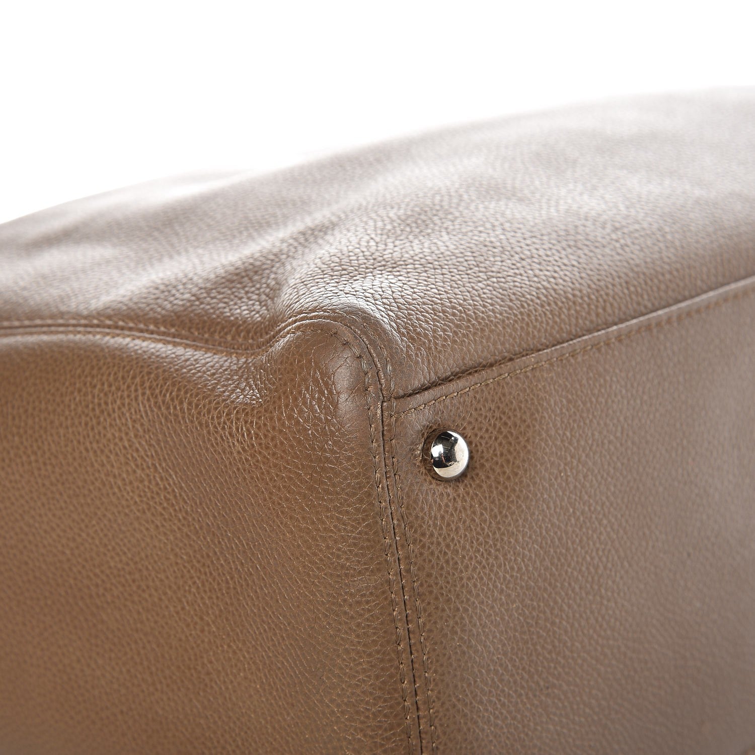 Chanel Calfskin Tall Cerf Tote Brown 8 of 21