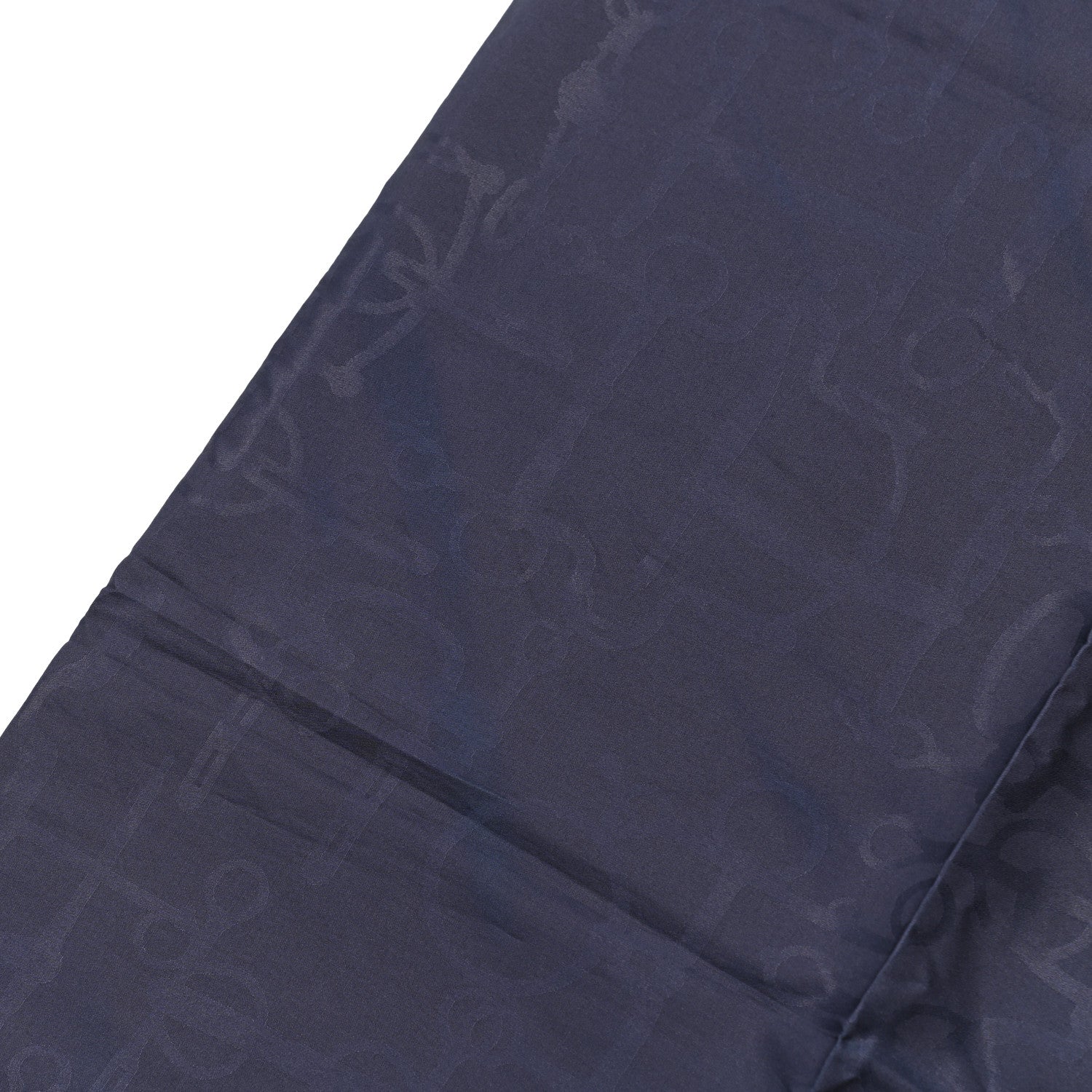 Hermes Silk Cotton Collection Equestre Scarf 100 Navy 5 of 5