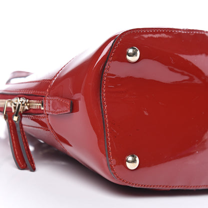 Gucci Patent Microguccissima Small Nice Top Handle Dome Bag Rose Bed 9 of 11