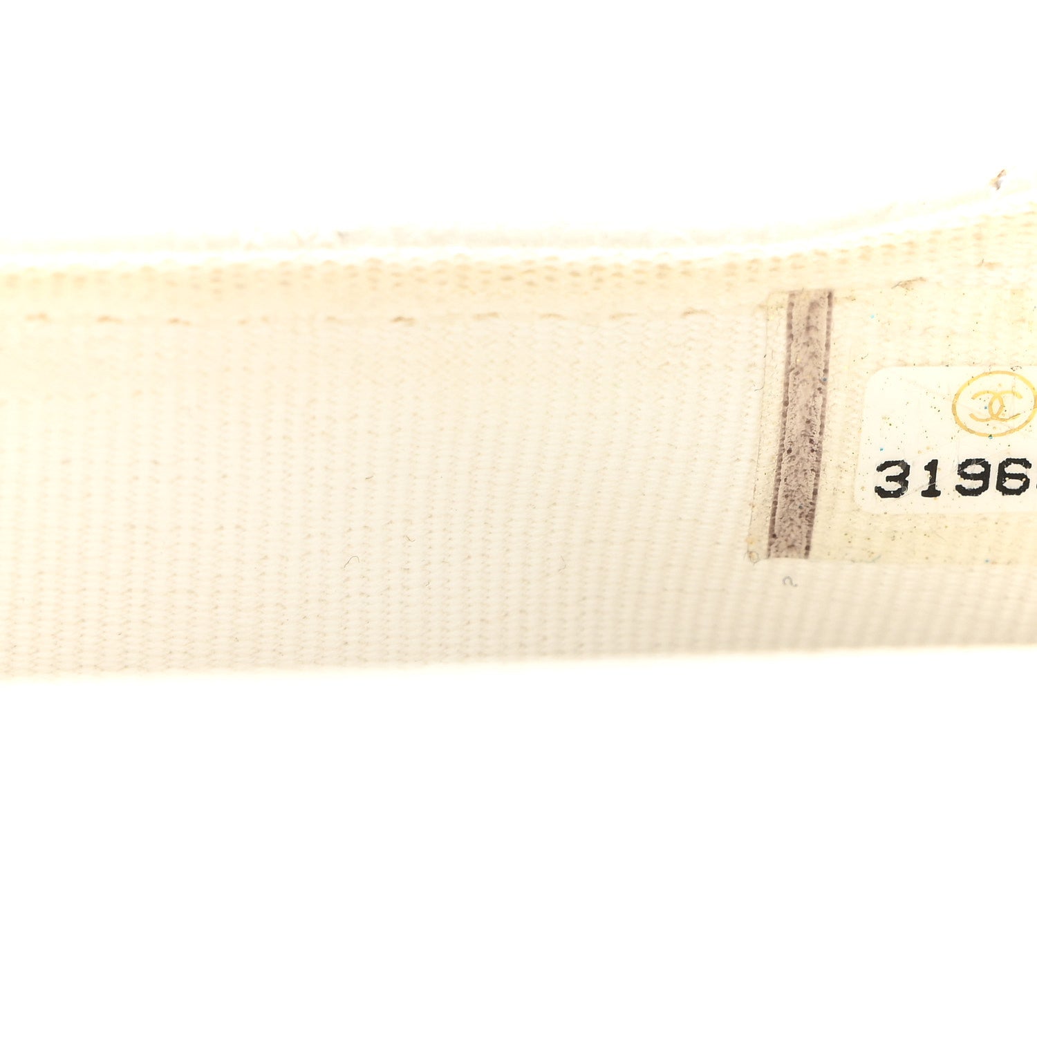 Chanel Shiny Caviar Quilted Chain Melody Belt Bag White 8 of 11
