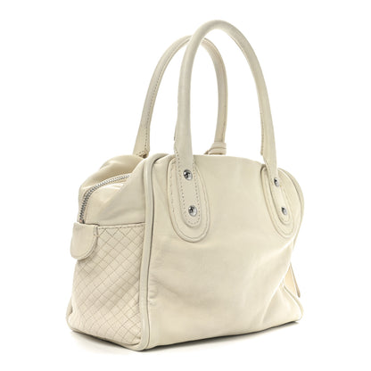 Chanel Calfskin Small CC Bowler White 3 of 10