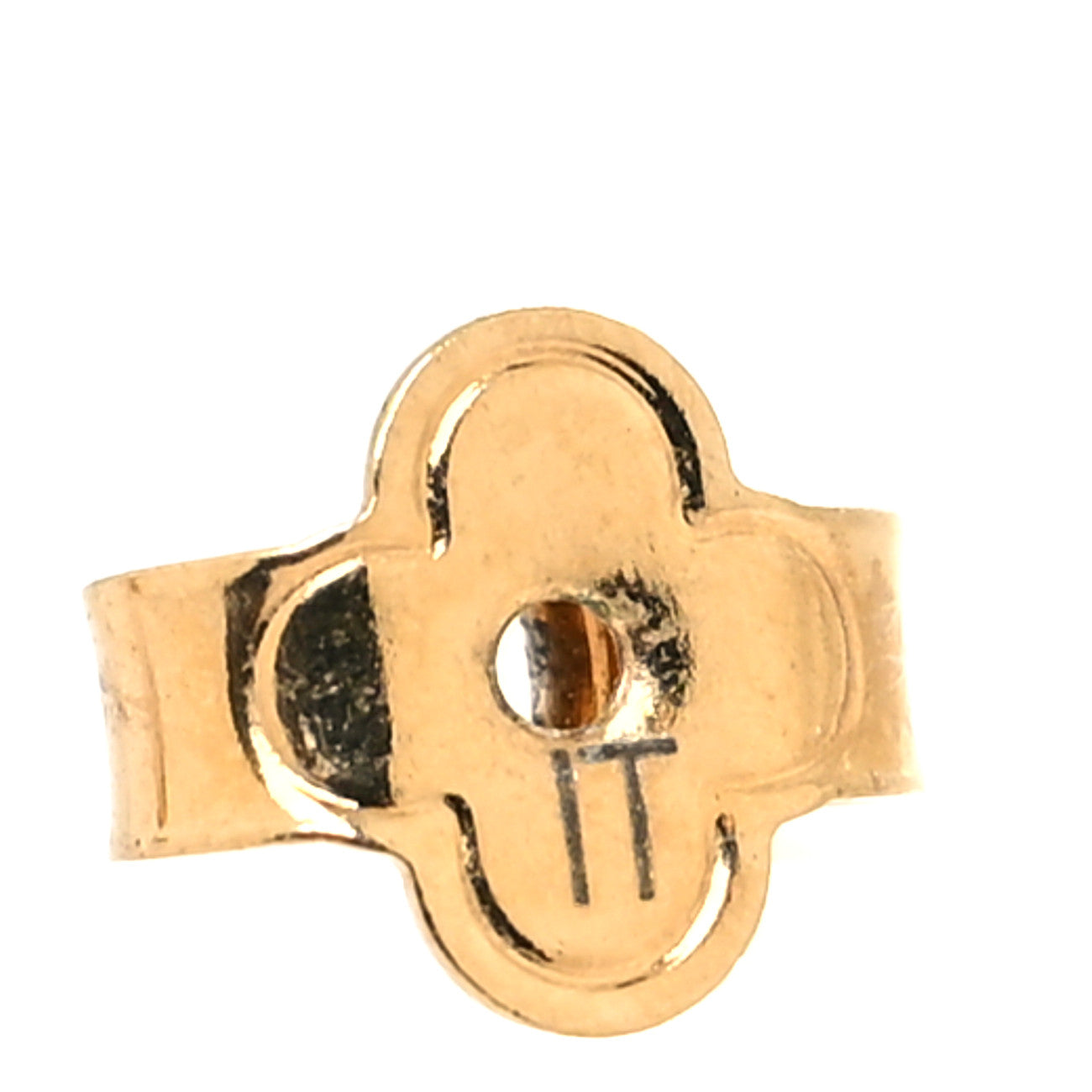 Brass Flower Full Stud Earrings Gold