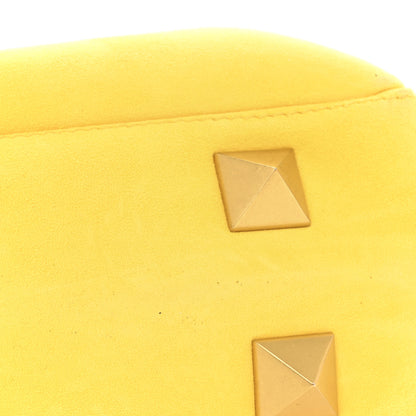 Valentino Garavani Nappa Stud Sign Shoulder Bag Bright Lemon 11 of 13