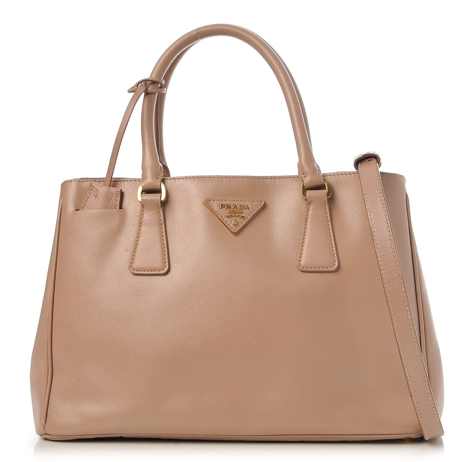 Prada Saffiano Small Galleria Double Zip Tote Cammeo 1 of 9