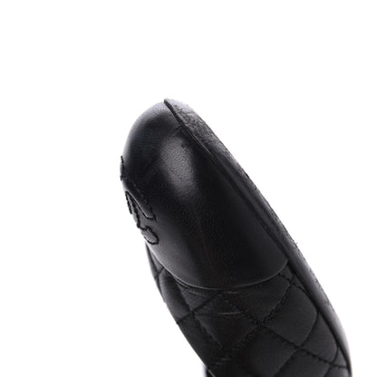 Chanel Lambskin Quilted CC Cap Toe Ballerina Flats 36.5 Black 16 of 18