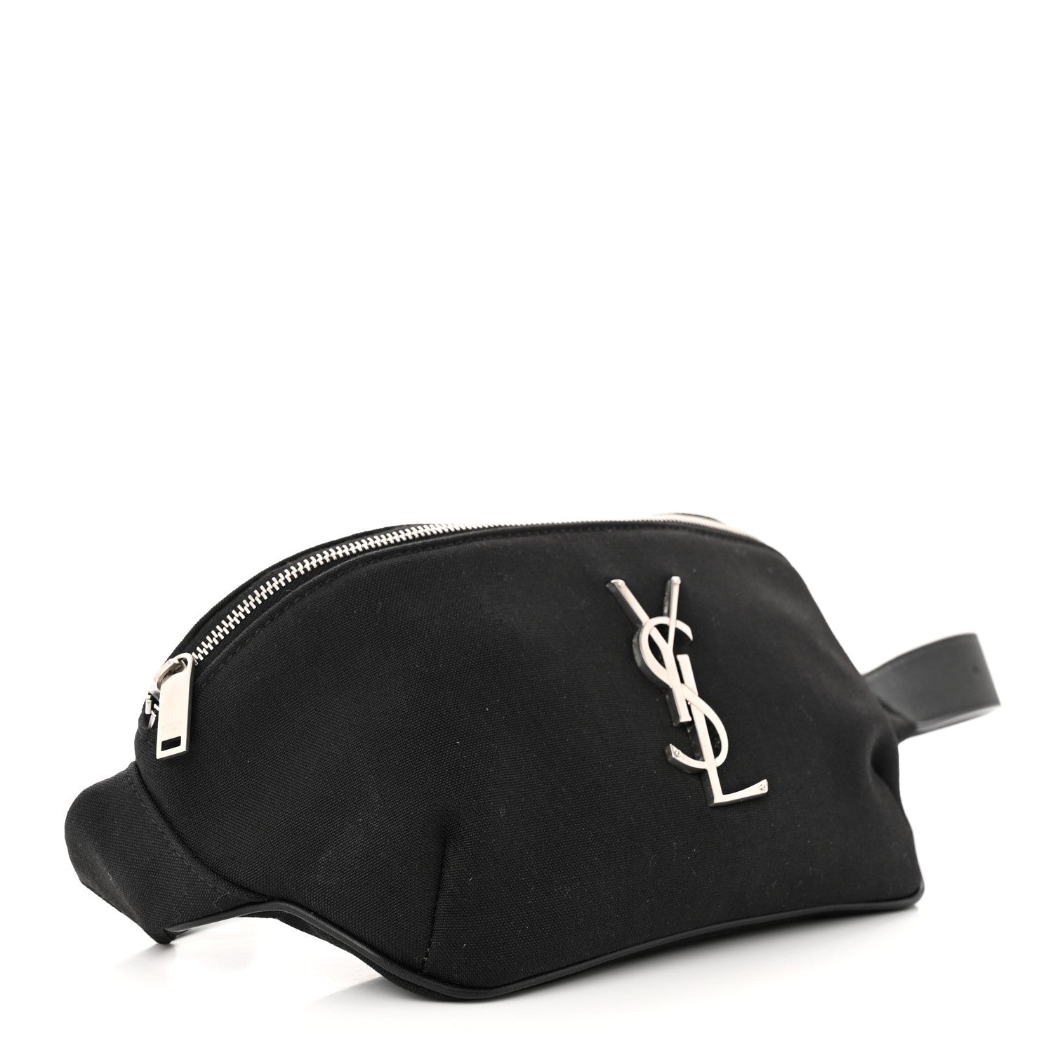 Saint Laurent Canvas Monogram Belt Bag Black 4 of 10
