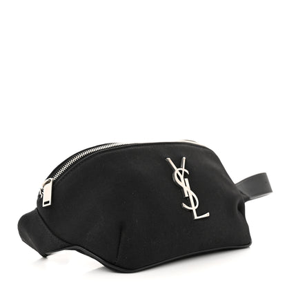 Saint Laurent Canvas Monogram Belt Bag Black 4 of 10