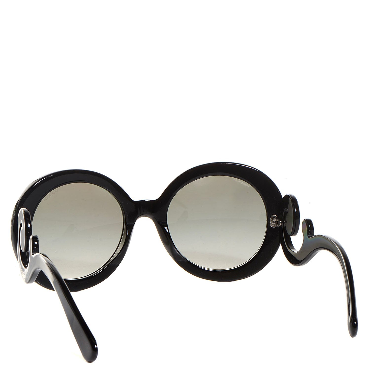 Prada Baroque Sunglasses SPR 27N Black 2 of 7