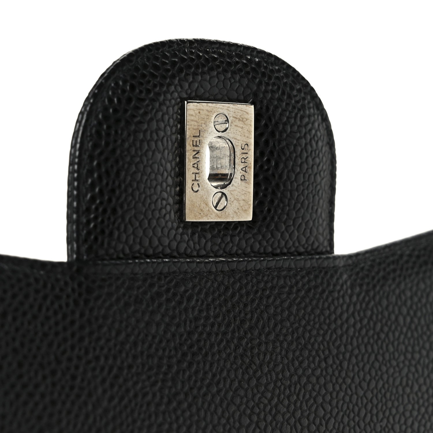 Chanel Caviar Quilted Jumbo Double Flap Black 7 of 11