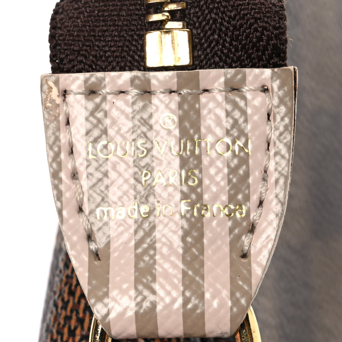 Damier Ebene Trunks and Locks Mini Pochette Accessories