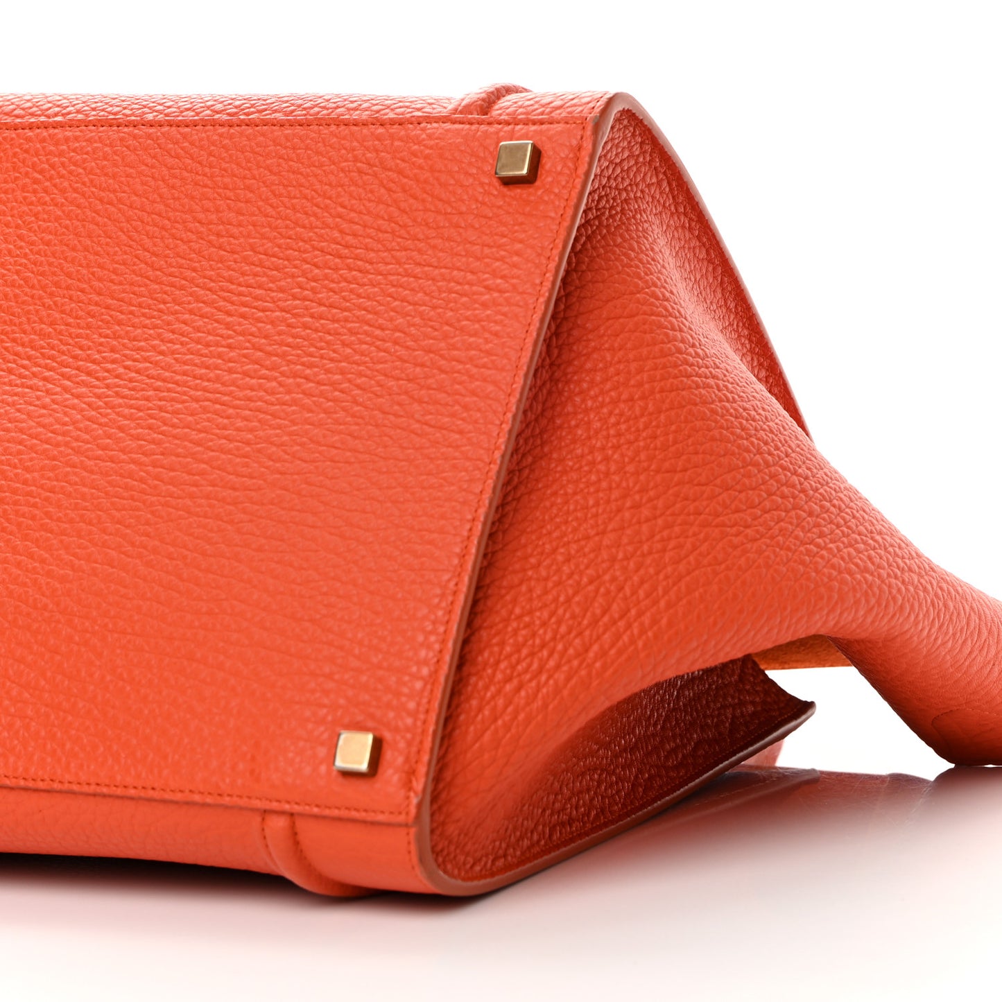 Grained Calfskin Medium Phantom Luggage Burnt Orange