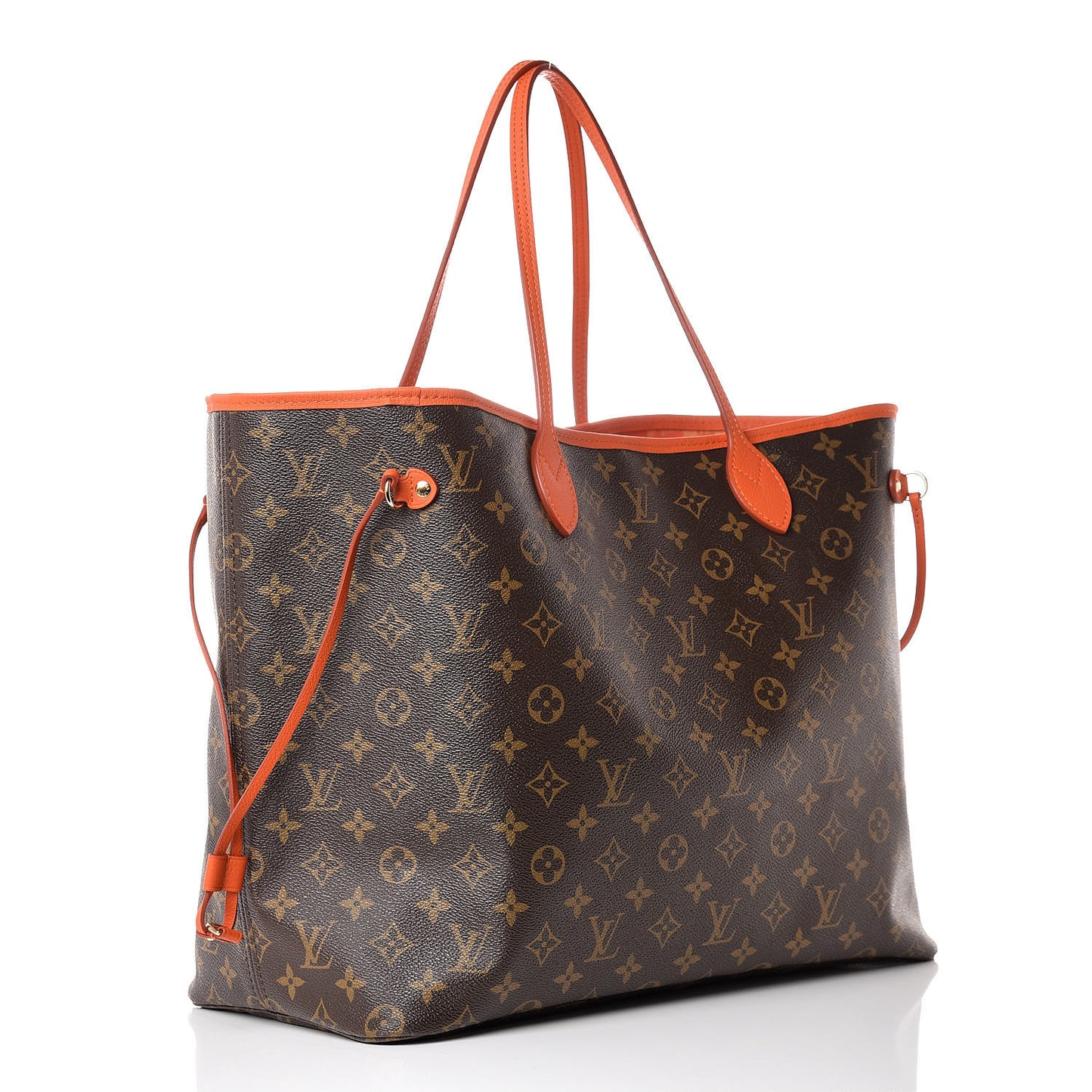 Monogram Articles de Voyage Ikat San Francisco LV Cup Neverfull GM Orange