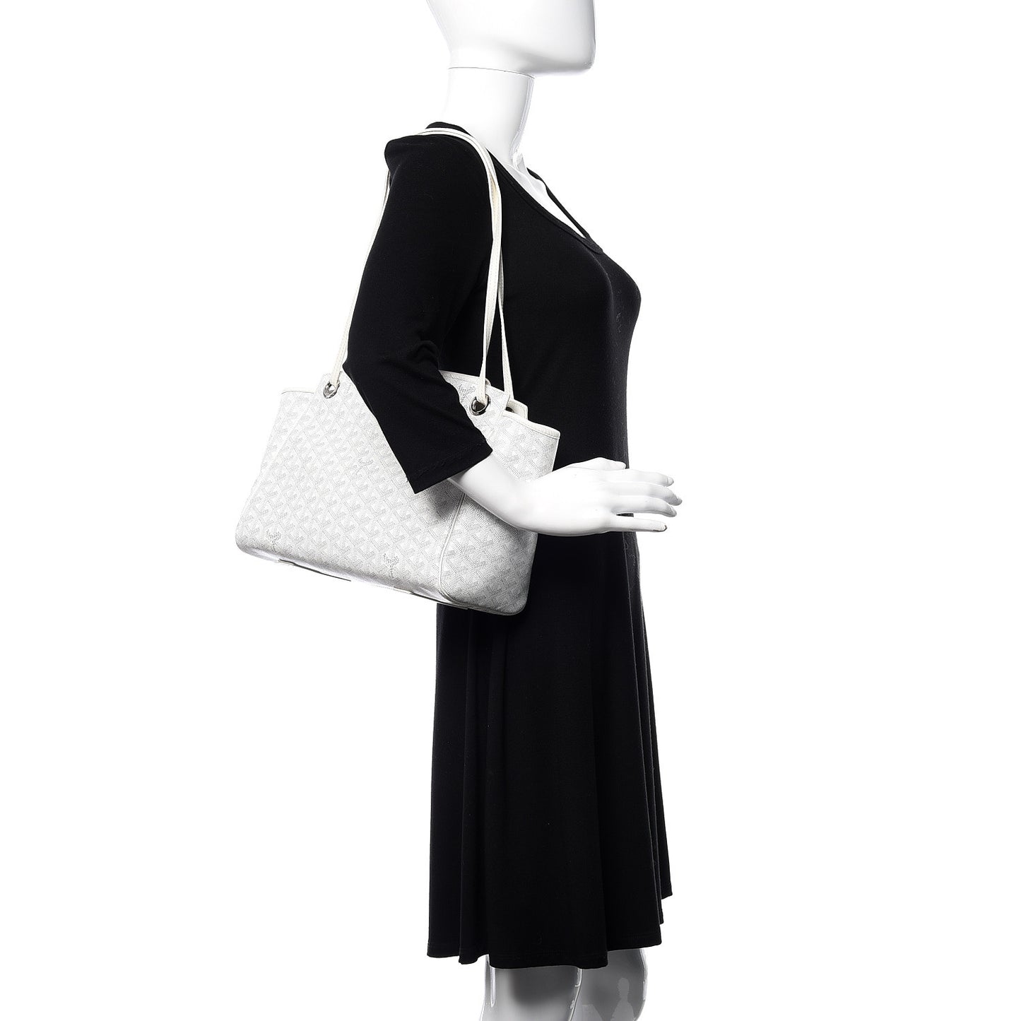 Goyardine Rouette PM White