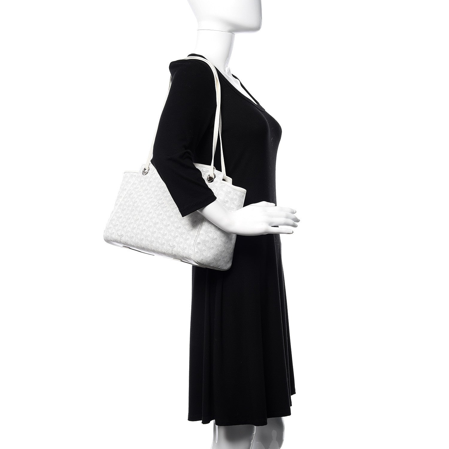 Goyard Goyardine Rouette PM White 2 of 9
