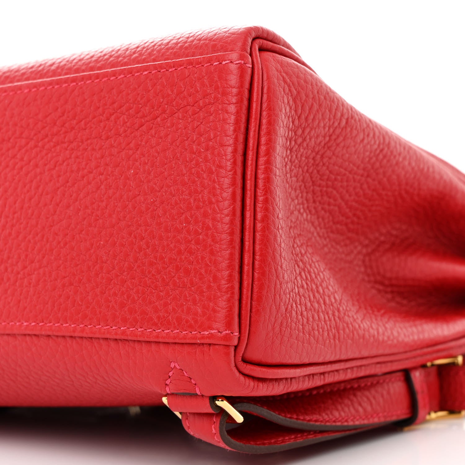 Hermes Taurillon Clemence Kelly Ado Backpack Rouge Casaque 10 of 10