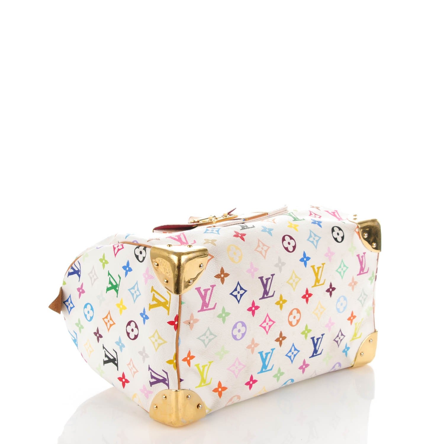 Louis Vuitton Monogram Multicolor Speedy 30 White 4 of 11