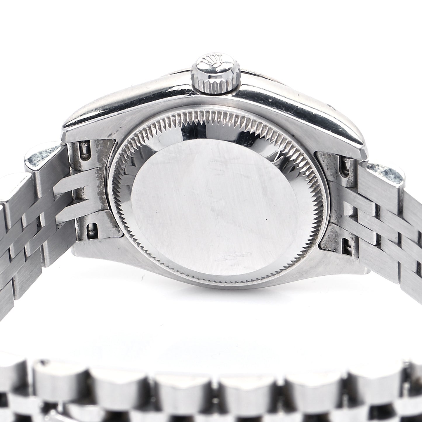 Stainless Steel 18K White Gold Diamond 26mm Oyster Perpetual Datejust Watch Silver 179174
